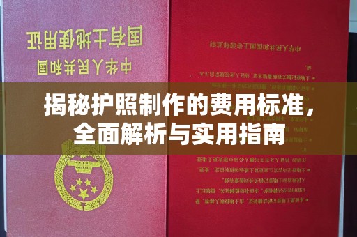 澄迈揭秘护照制作的费用标准，全面解析与实用指南